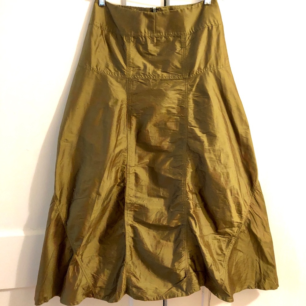 Areli Collection Raw Silk Mermaid Skirt 2